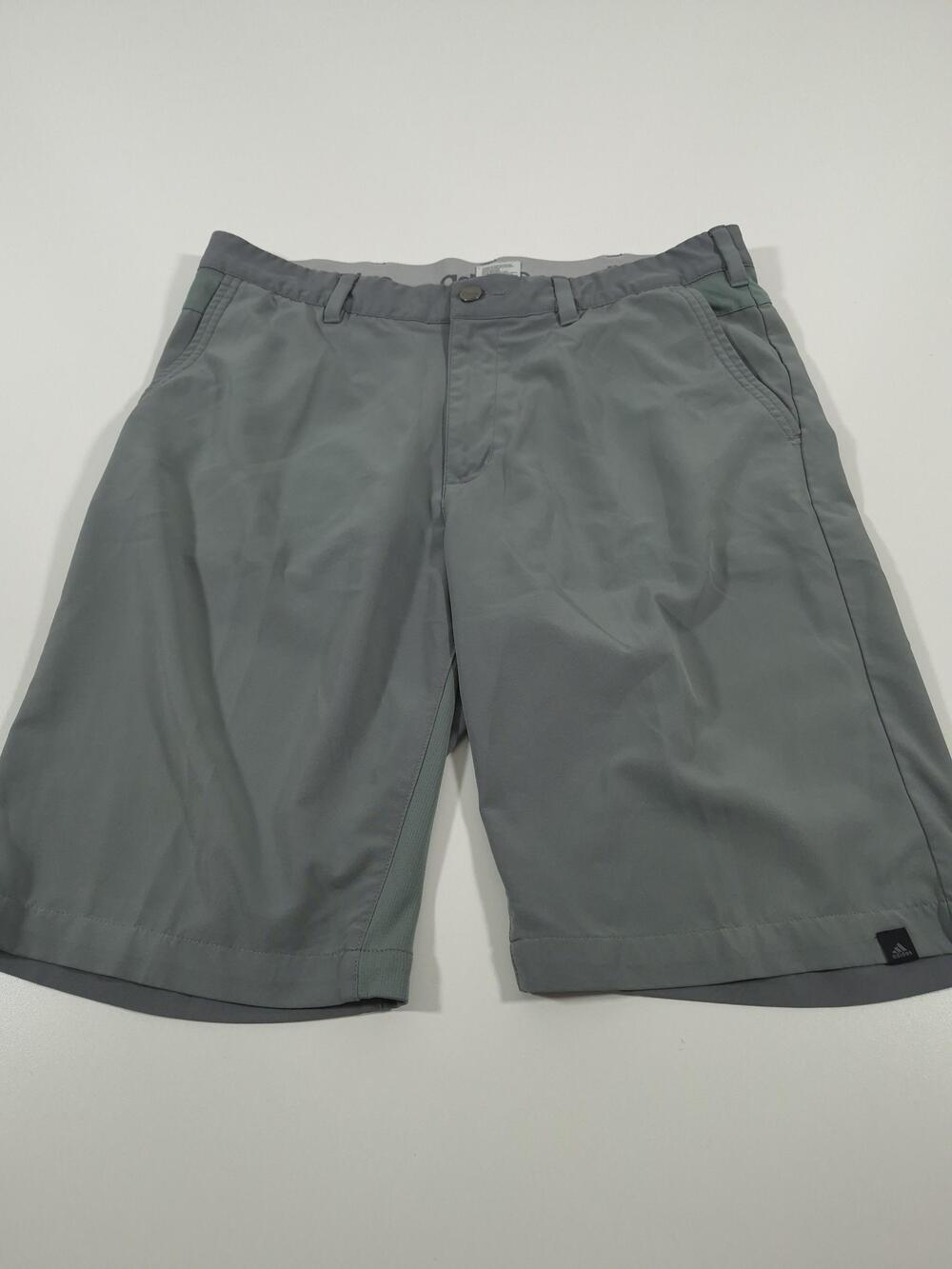 Adidas Ultimate 365 Mens 33 Gray 10" Performance Stretch Golf Shorts